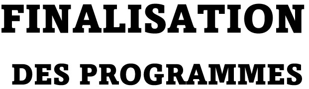 Course Image FINALISATION DES PROGRAMMES-S3