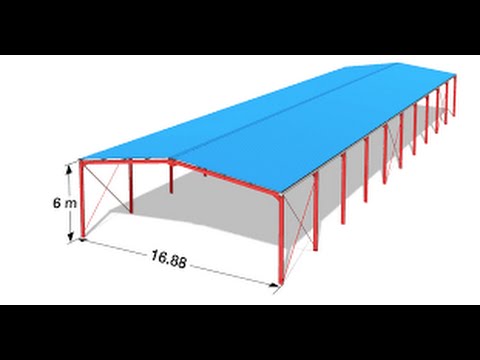 Course Image 7-ETUDE ET PROJECTION EN DESSIN  D’UN HANGAR EN CHARPENTE MÉTALLIQUE