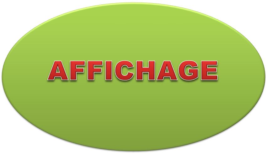Course Image AFFICHAGE -S5